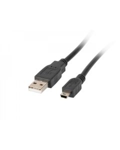 Lanberg USB MINI-B(M) --  USB-A (M) 2.0 cable 1.8m, black (Canon)