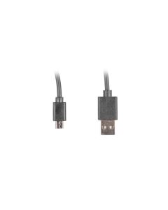 Lanberg USB MICRO-B (M)  --  USB-A (M) 2.0 cable 1m easy-USB, black