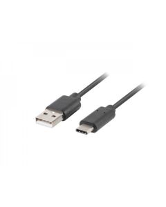 Lanberg USB-C(M) --  USB-A (M) 2.0 cable 1m, black QC 3.0
