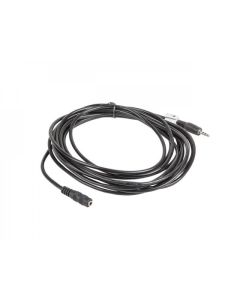 Lanberg cable stereo mini jack (M) -- mini jack (F) 5m, black