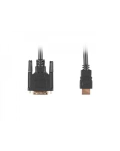 Lanberg HDMI (M) -- DVI-D(M)(18+1) cable 1.8m, single link with gold-plated connectors