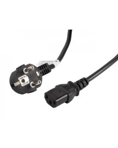 Lanberg CEE 7-7 -- IEC 320 C13 power cord 3m VDE, black