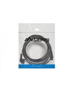 Lanberg CEE 7-7 -- IEC 320 C13 power cord 5m VDE, black