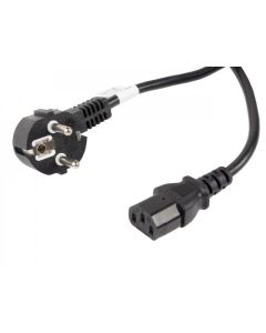 Lanberg CEE 7-7 -- IEC 320 C13 power cord 10m VDE, black