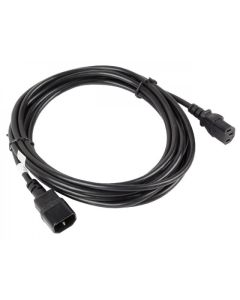 Lanberg extension power supply cable IEC 320 C13 -- C14 5m VDE, black
