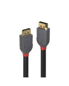 LINDY LNY-36482 :: Кабел DisplayPort 1.4 Anthra Line, M-M, 8K, черен, 2.0 м