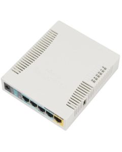 MikroTik RB951Ui-2HnD, 2.4Ghz AP, 5xGigabit Ethernet, USB, 600MHz CPU