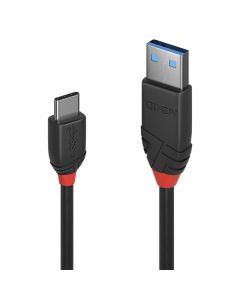 LINDY LNY-36915 :: Kабел USB 3.1 Type A към Type C, M-M, черен Line, черен, 0.5 м