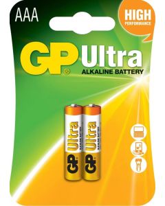 Алкална батерия GP ULTRA LR03 AAA -2 бр. в опаковка- блистер 1.5V GP,GP24AU