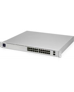Ubiquiti USW-Pro-24-POE, 24x Gbit PoE+, 8x GBit PoE++, 2xSFP+ слота, 400W