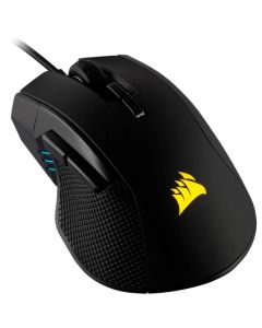 Corsair IronClaw, С кабел, 7 бутона, 18000 dpi, Backlit RGB LED, Черен
