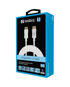 SANDBERG SNB-509-15 :: DisplayPort 1.4 кабел, 8K@60Hz, 2.0 м