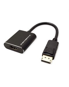 ROLINE 12.03.3164 : DisplayPort-HDMI адаптер, 4K,60Hz,DP v1.4,DP M-HDMI F