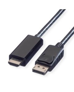 VALUE 11.99.5785 :: DisplayPort кабел, DisplayPort - UHDTV, M-M, черен, 1.0 м