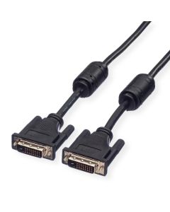 ROLINE 11.04.5599 :: DVI кабел, DVI (24+1), Dual Link, M-M, 20.0 м