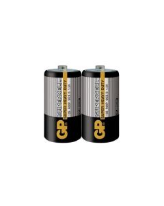 Цинк карбонова батерия SUPERCELL 13S-S2, R20, 2 бр. в опаковка- shrink, 1.5V