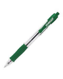 Stanger Химикалка R1.0 Softgrip, 1.0 mm, зелена