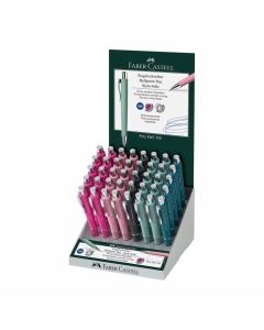 Faber-Castell Химикалка Poly Ball XB, автоматична, 40 броя в дисплей