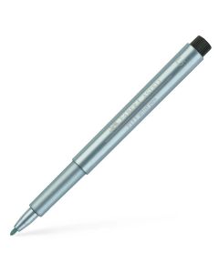 Faber-Castell Маркер Pitt Artist Pen, объл, 1.5 mm, металик, син