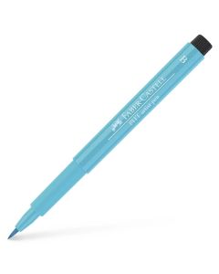 Faber-Castell Маркер-четка Pitt Artist Pen, B, № 154, светъл тюркоазен кобалт