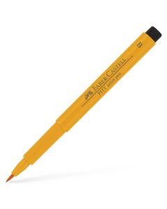 Faber-Castell Маркер-четка Pitt Artist Pen, B, № 109, тъмножълт хром