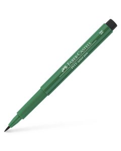Faber-Castell Маркер-четка Pitt Artist Pen, B, № 264, тъмен фтало зелен