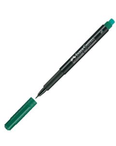 Faber-Castell Тънкописец 1523 OHP S, перманентен, 0.4 mm, зелен