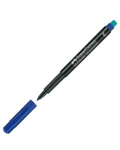Faber-Castell Тънкописец 1525 OHP M, перманентен, 1.0 mm, син