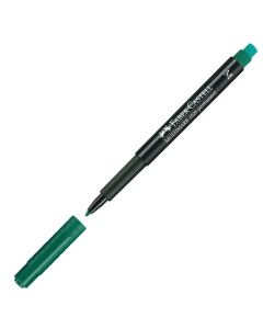 Faber-Castell Тънкописец 1525 OHP M, перманентен, 1.0 mm, зелен