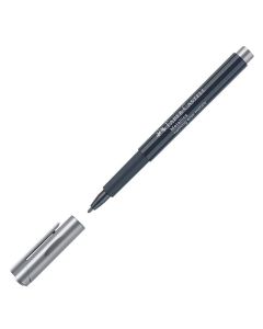 Faber-Castell Маркер, объл, 1.5 mm, металик, сребрист
