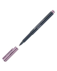 Faber-Castell Маркер, объл, 1.5 mm, металик, тъмнорозов
