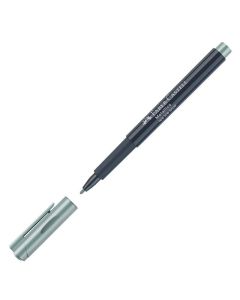 Faber-Castell Маркер, объл, 1.5 mm, металик, светлосин
