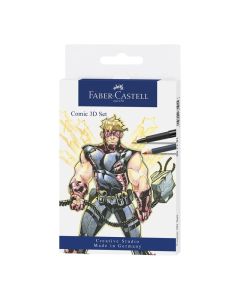 Faber-Castell Комплект Pitt Comic 3D, 11 броя