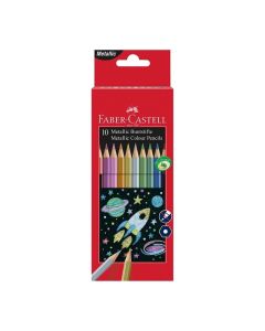 Faber-Castell Цветни моливи, 10 металикови цвята