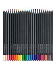 Faber-Castell Цветни моливи Black Edition, 24 цвята