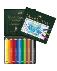 Faber-Castell Акварелни моливи Albrecht Dürer, 24 цвята, в метална кутия