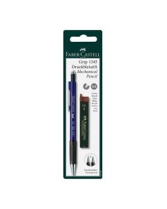 Faber-Castell Автоматичен молив Grip 1345, 0.5 mm, с включени 12 графита