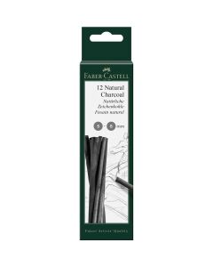 Faber-Castell Въглен Pitt, натурален, 5-8 mm