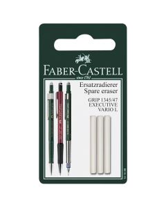 Faber-Castell Гума за автоматичен молив Grip 1345-1347, резервна, 3 броя