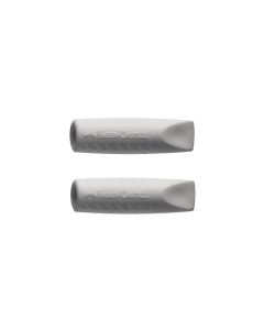 Faber-Castell Гума-капачка Grip 2001, сива, 2 броя