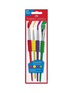 Faber-Castell Четка, №2, 6, 10 и 12, 4 броя в блистер