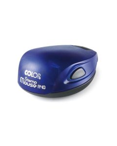 Colop Печат Stamp Mouse R 40, джобен, кръгъл, 40 mm, цвят индиго