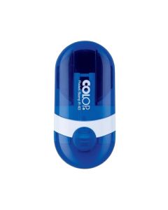 Colop Печат Pocket Stamp R 40, джобен, кръгъл, 40 mm, цвят индиго