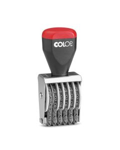 Colop Номератор 04006, с 6 цифри, 4 mm, ръчен, черен
