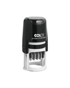 Colop Датник R30, с цифри, черен
