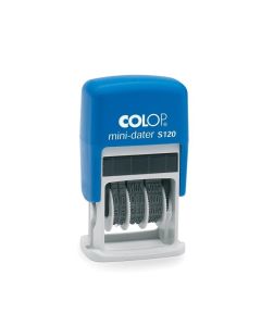 Colop Датник S120-4, с букви, 4 mm, черен