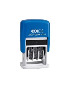 Colop Датник S160-3, с клише и цифри, 4 mm, черен