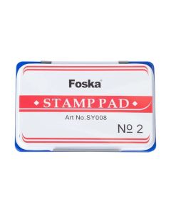 Foska Тампон за печат, № 2, 84 х 122 mm, син