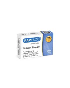 Rapesco Телчета за телбод, размер 26-6 mm, 1000 броя