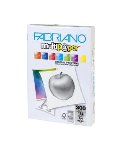 Fabriano Копирен картон Multipaper, A4, 300 g-m2, гланц, 125 листа